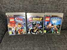3 X PS3 LEGO GAMES - BATMAN 2 , HARRY POTTER, LEGO MOVIE - NEAR MINT