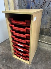 8x Shallow Tray Art Office School Garage Storage Unit FREE MANCHESTER DELIVERY