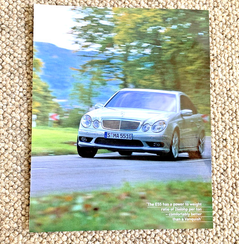 Mercedes e55 amg launch - launch,