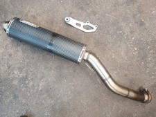 Yamaha YZF-R1 1998-2001 4XV / 5JJ - Harris High Level Carbon Fibre Exhaust Can