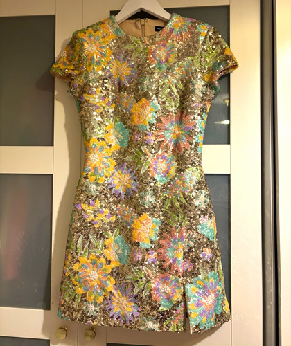 Nadine merabi floral sequin - floral,