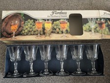 6 x Flambeau Cut Glass Sherry