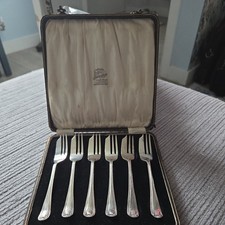 Vintage epns cake - epns, forks