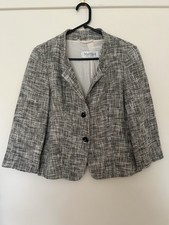 Max Mara Ladies Grey White