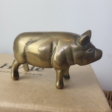 Vintage Brass Pig collectable