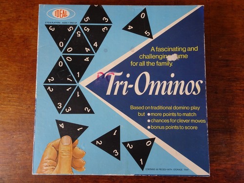 Vintage tri ominos board game - vintage, tri-ominos