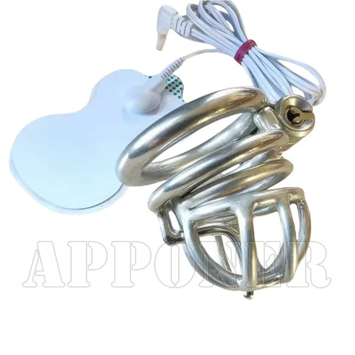 Metal male chastity cage - pa,