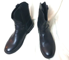 MENS BLACK HARNESS BIKER BOOTS BY FRYE AND CO SIZE 11 M BRAND NEW WITHOUT BOX