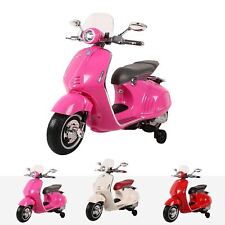 Vespa 946 Licensed 12V Battery Electric Motorbike Moped Kids Ride on Motorcycle
