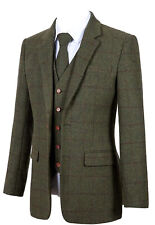 Men's Suit Olive Green Vintage