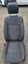 2015 FORD FIESTA ZETEC MK7 PASSENGER SIDE FRONT SEAT + HEADREST 3 DOOR FLIP