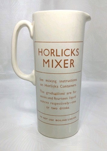 Vintage horlicks mixer jug - vintage,