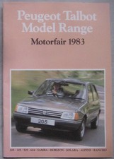 1983 Peugeot Talbot model