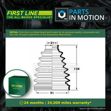 CV Joint Boot fits TOYOTA LAND