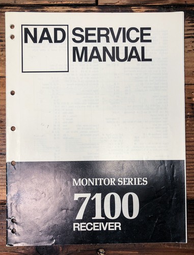 Nad model 7100 - 7100, receiver