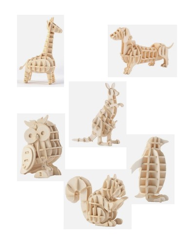 Animals paper art - animals,
