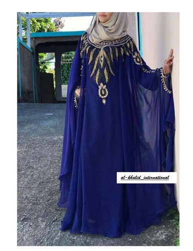 Blue abaya dubai - blue,