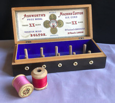 Antique Wooden Spool Cotton