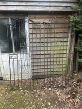 Wrought Iron Gates Large Heavy Duty Pair Metal Gates Garden
