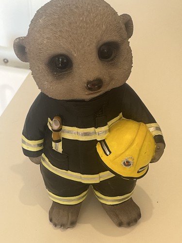 Baby meerkat fireman - meerkat, figure
