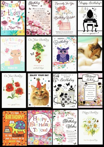Female quality birthday card - ,