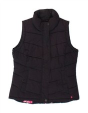 JOULES Womens Padded Gilet UK 12 Medium Navy Blue Polyester AT08