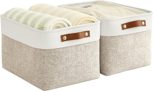 Foldable storage baskets - storage, for