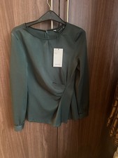 Zara asymmetric draped top