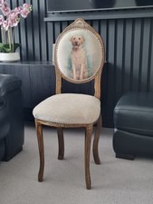 Labrador Dog Accent Chair Vintage Dainty Chair