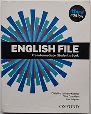 Oxford English File Pre-intermediate Student's Book 3rd Edition. Paperback