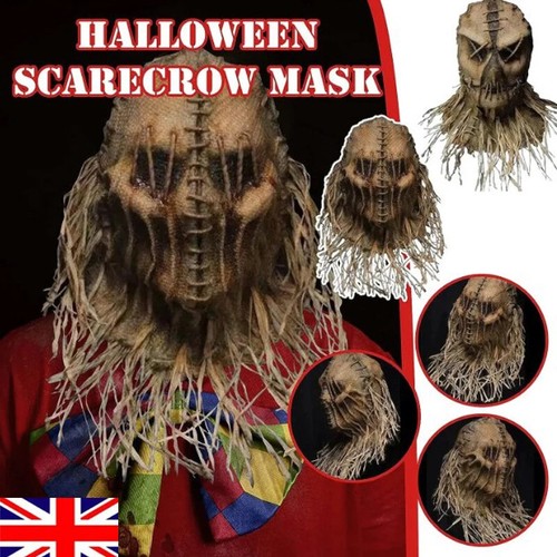 Halloween scarecrow mask - scarecrow,