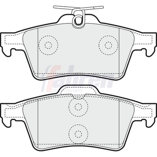 Brake pads set for - brake,