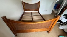 Double Bed Frame and Mattress. Willis and Gambier. Solid Wood. Collection Only