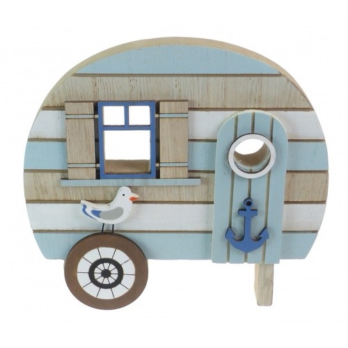 Wooden decorative caravan - wooden,