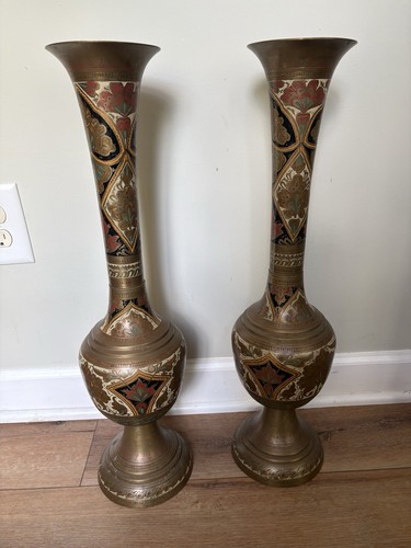 Pair vintage brass - 24”,