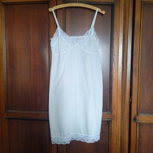 Ladies white slip full length - ladies,