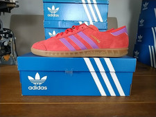 Adidas Originals Hamburg Red Purple Size 8.5 UK BNIBWT IH5461