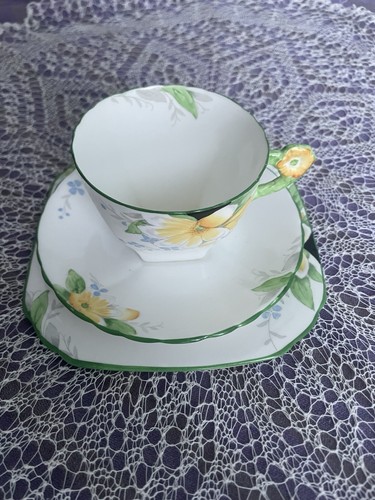 Art deco floral delphine china - art,