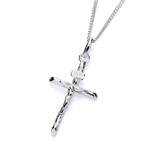 925 sterling silver crucifix - silver,