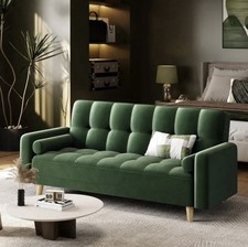 Green Sofa Bed Velvet