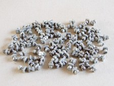 100 x Meccano Zinc Plated Cheese Head Bolt And Square Nut Part 37b 37a Tarnished