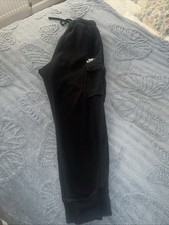 Nike Black Tracksuit Bottoms Size M