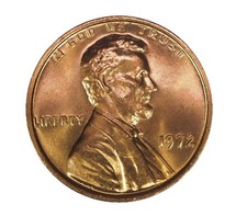 1972 Lincoln Memorial Penny