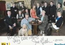 JOE McFADDEN - PC Joe Mason In "Heartbeat" Signed 8x6 pic with *Closing Cast