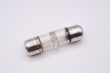 Antique Victorian Silver Topped Double Ended Glass Scent Bottle