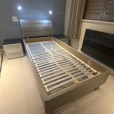 Nolte Single Bed Frame, Curved