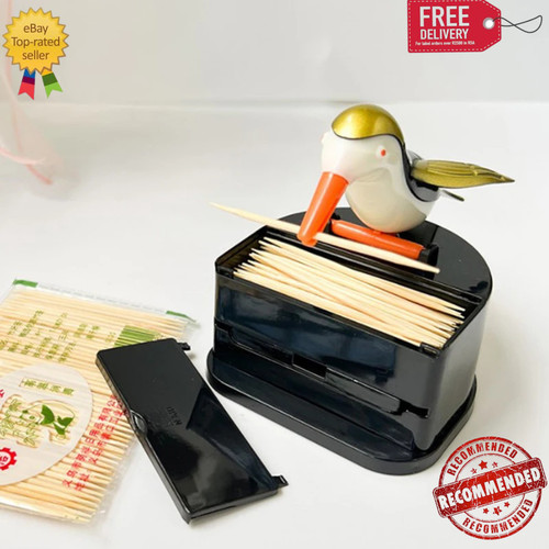 Automatic bird toothpick - bird,