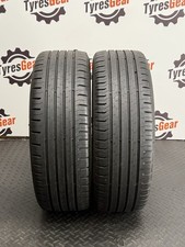2x 195 55 R16 87H CONTINENTAL CONTIECO CONTACT5 5-6+mm TESTED FREE FITTING 