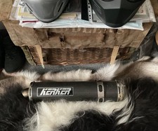 KERKER KAWASAKI ZRX 1100 / 1200 CARBON fibre exhaust END CAN & mounting bracket