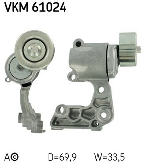 Skf tensioner pulley for - tensioner,